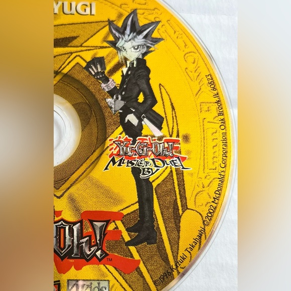 Yu-Gi-Oh! CD Music to Duel McDonald's Mighty Kids Meal disc vintage yami yogi - Picture 2 of 4